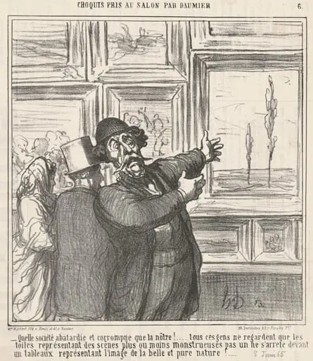 Quelle société abatarde et corrompue ..., by Honoré Daumier