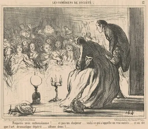 Rappelès avec enthousiasme! ..., by Honoré Daumier