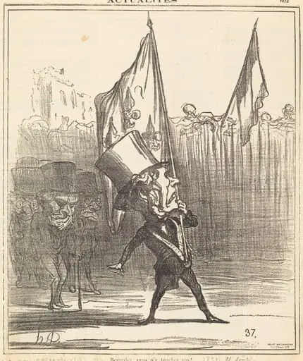 Regardez, mais n'y touchez pas!, by Honoré Daumier