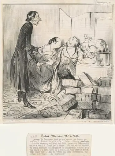 Robert Macaire Md de Bibles, by Honoré Daumier