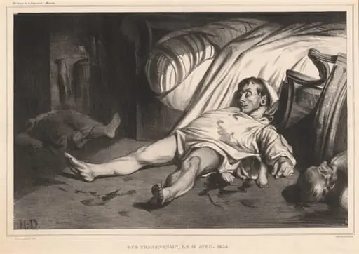 Rue Transnonain, le 15 avril 1834, by Honoré Daumier