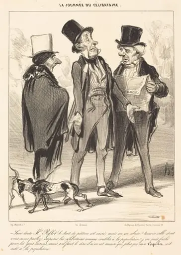 Sans doute M. Riflot le droit..., by Honoré Daumier