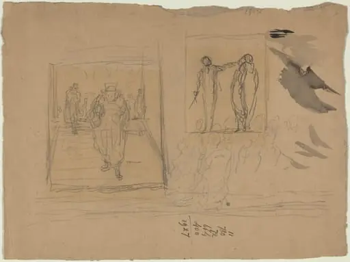 Scene in a Palace of Justice, by Honoré Daumier