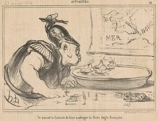 Se passant la fantaisie de faire naufrager ..., by Honoré Daumier