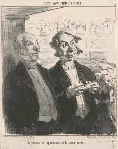 Se posant en appréciateur, by Honoré Daumier