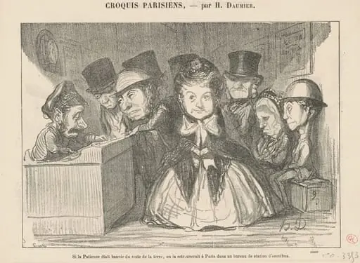 Si la patience était bannie du reste ..., by Honoré Daumier