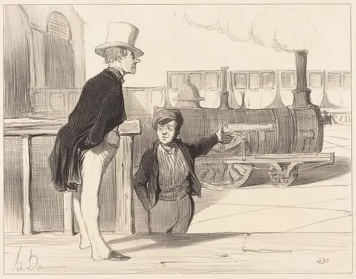 Si ma machine est bonne? je crois bien..., by Honoré Daumier