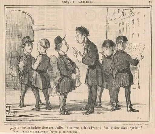 Si tu veux, je t'achète deux cents billes ..., by Honoré Daumier