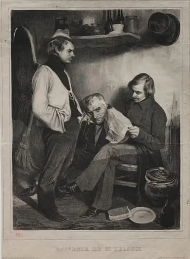 Souvenir of the Prison ot Ste. Pélagie, by Honoré Daumier