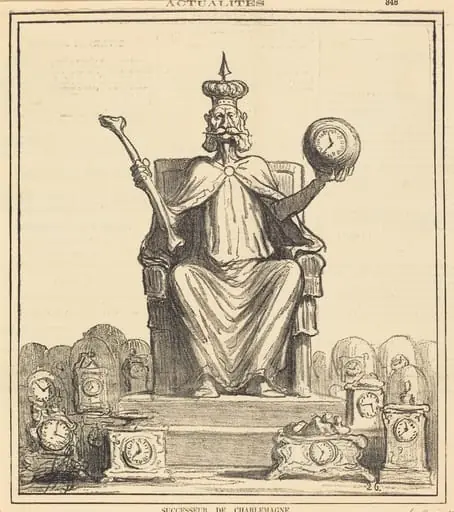 Successeur de Charlemagne, by Honoré Daumier