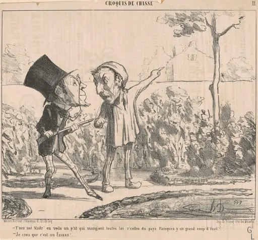 T'nez not' maitr' en voila un p'tit ..., by Honoré Daumier