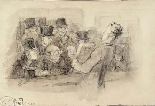 Tauluhuutokauppa, by Honoré Daumier