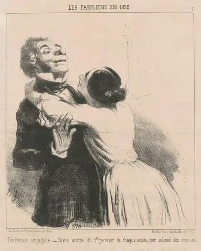 Tendresse conjugale, by Honoré Daumier