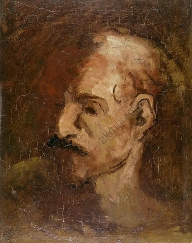 Tête de Don Quichotte, by Honoré Daumier