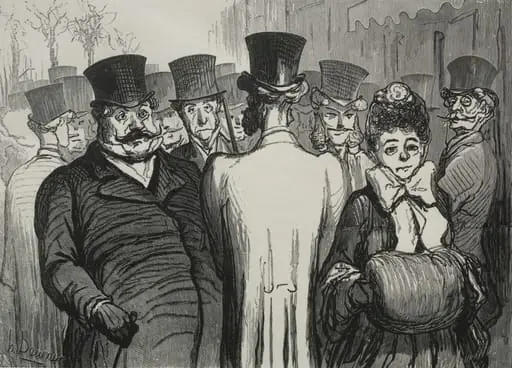 The Boulevard des Italiens, by Honoré Daumier