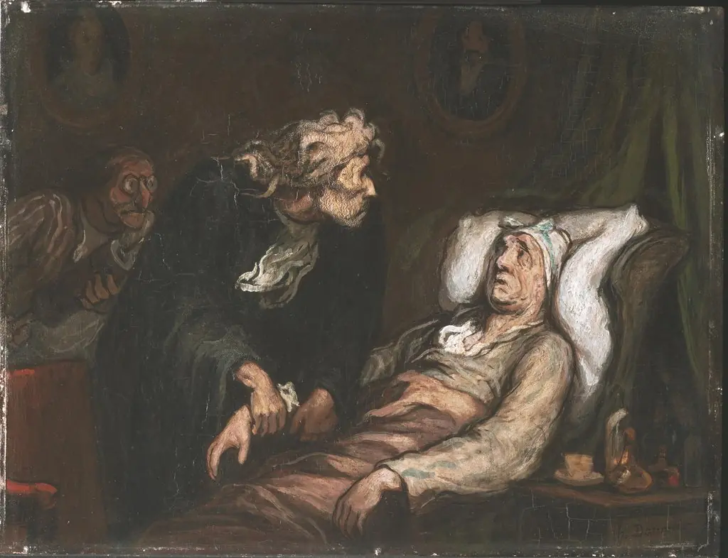 The Imaginary Illness, by Honoré Daumier