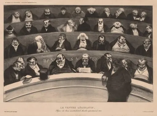 The Legislative Belly, by Honoré Daumier