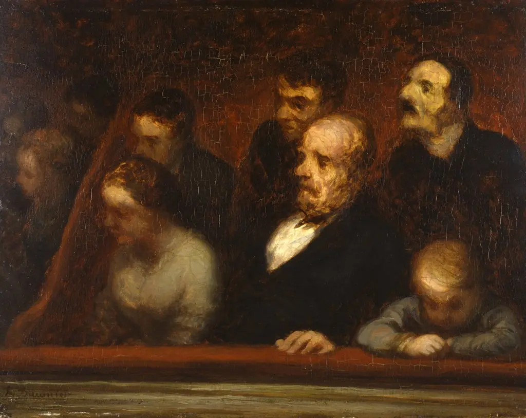 The Loge (In the Theatre Boxes), by Honoré Daumier