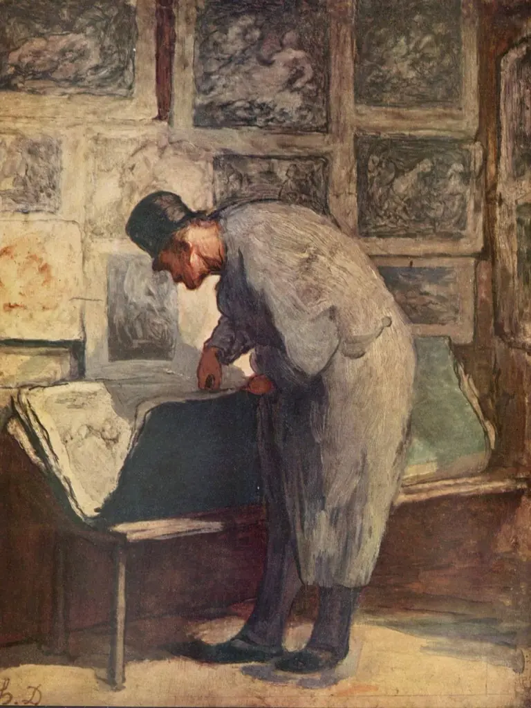 The Print Collector, by Honoré Daumier
