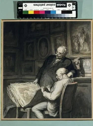 The Print Collectors, by Honoré Daumier