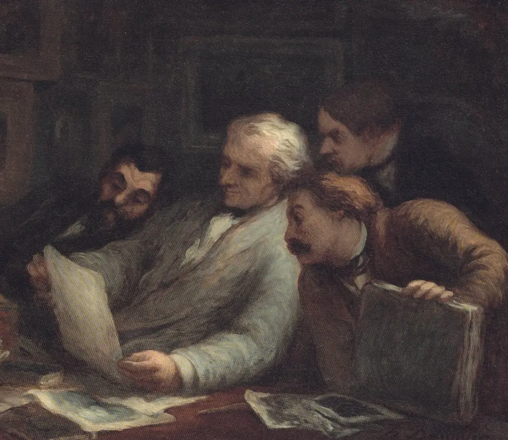 The Print Collectors, by Honoré Daumier