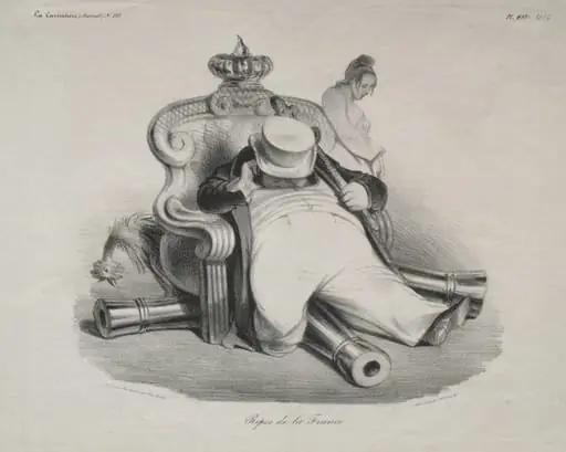 The Repose of France, by Honoré Daumier