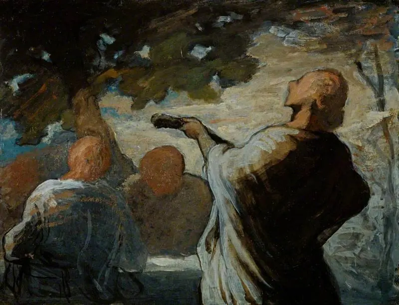 The Serenade, by Honoré Daumier