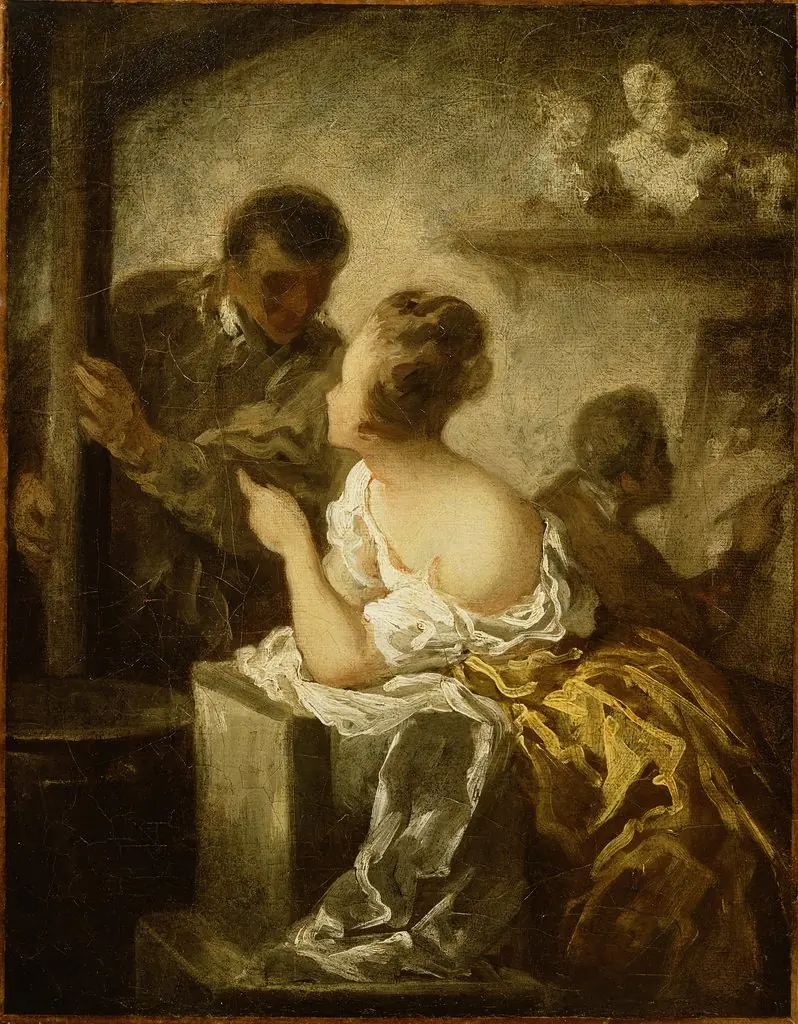 The Studio, by Honoré Daumier