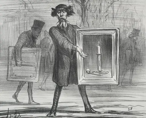 They refused this..., the ignoramuses!, by Honoré Daumier
