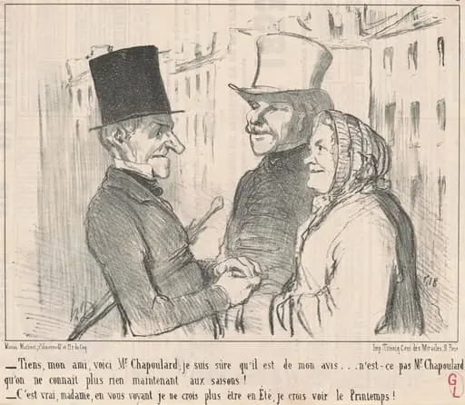 Tiens, mon ami, voici M. Chapoulard ..., by Honoré Daumier