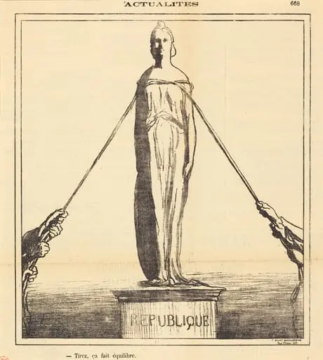 Tirez, ça fait équilibre, by Honoré Daumier