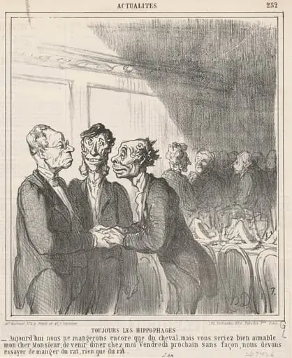 Toujours les Hippophages, by Honoré Daumier