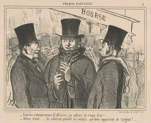 Tous les entrepreneurs d'affaires, ca adore ..., by Honoré Daumier