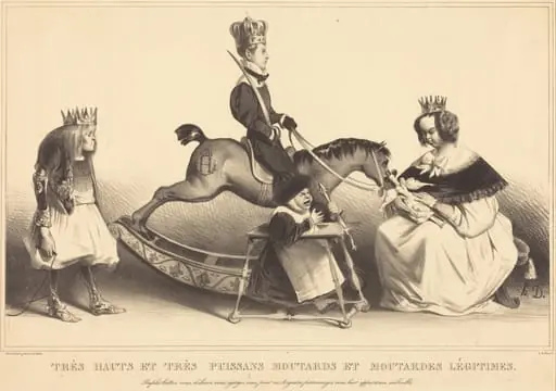 Très hauts et très puissans moutards et moutardes légitimes, by Honoré Daumier
