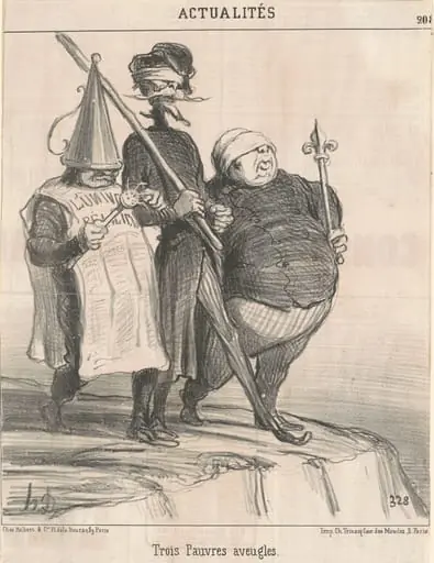 Trois Pauvres aveugles, by Honoré Daumier