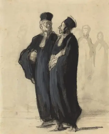 Two Lawyers, by Honoré Daumier