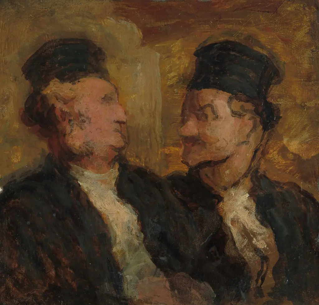 Two Lawyers, by Honoré Daumier