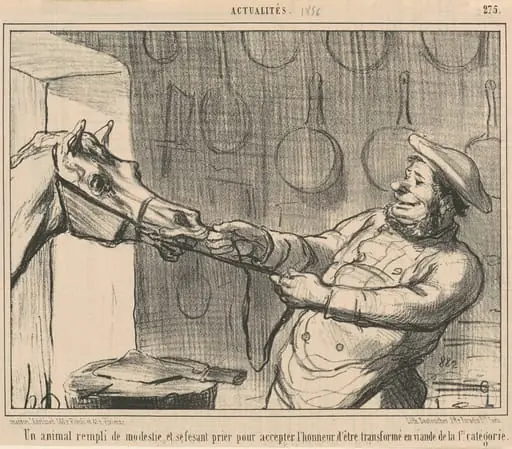 Un animal rempli de modestie..., by Honoré Daumier