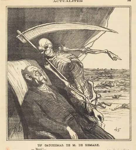 Un cauchemar de M. Bismarck, by Honoré Daumier