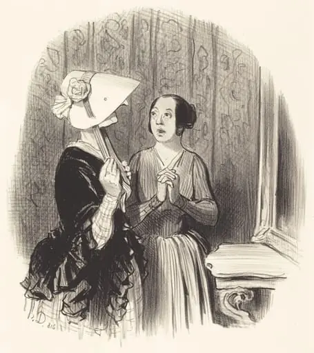 Un Chapeau Pamèla, by Honoré Daumier