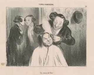 Un coup de feu!, by Honoré Daumier, 1839