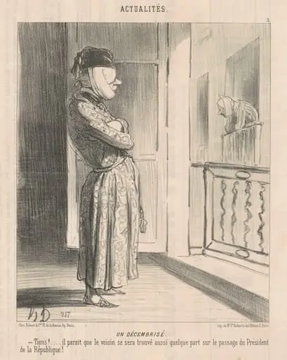 Un Décembrisé, by Honoré Daumier