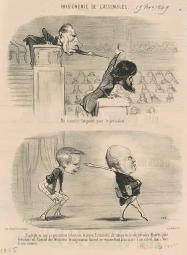 Un discours fatiguant pour le président, by Honoré Daumier