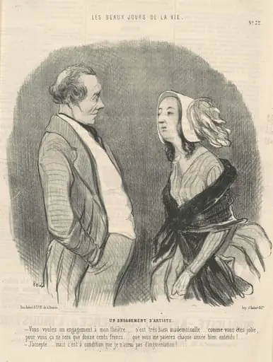 Un engagement d'artiste, by Honoré Daumier