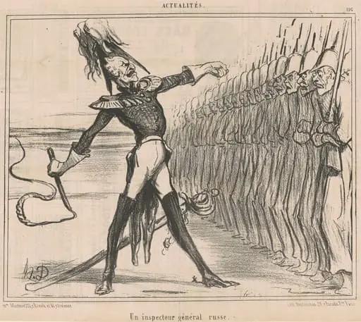 Un inspecteur général russe, by Honoré Daumier