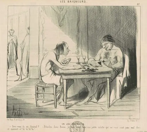 Un joli calembour, by Honoré Daumier