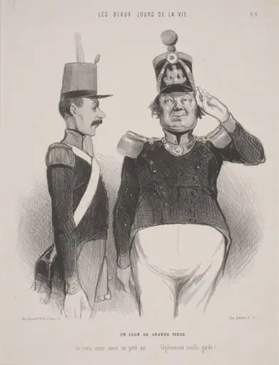 Un Jour de Grande Tenue, by Honoré Daumier