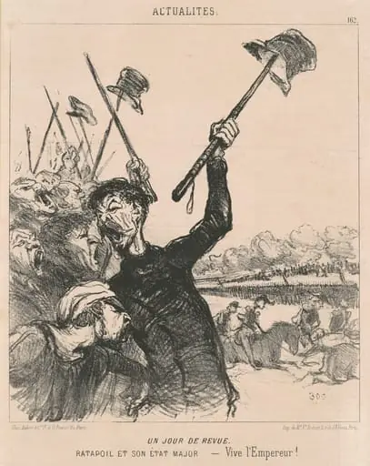 Un jour de revue, by Honoré Daumier