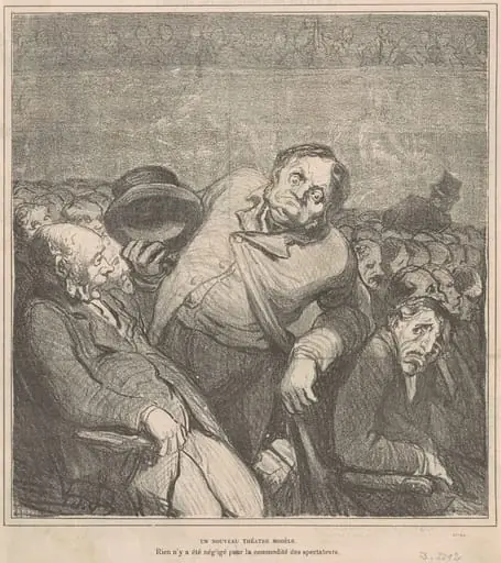 Un nouveau théatre modèle, by Honoré Daumier