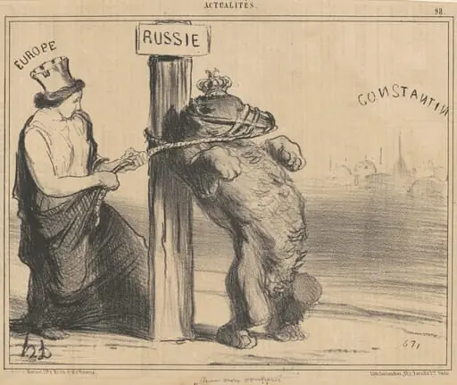 Un ours contrarié, by Honoré Daumier
